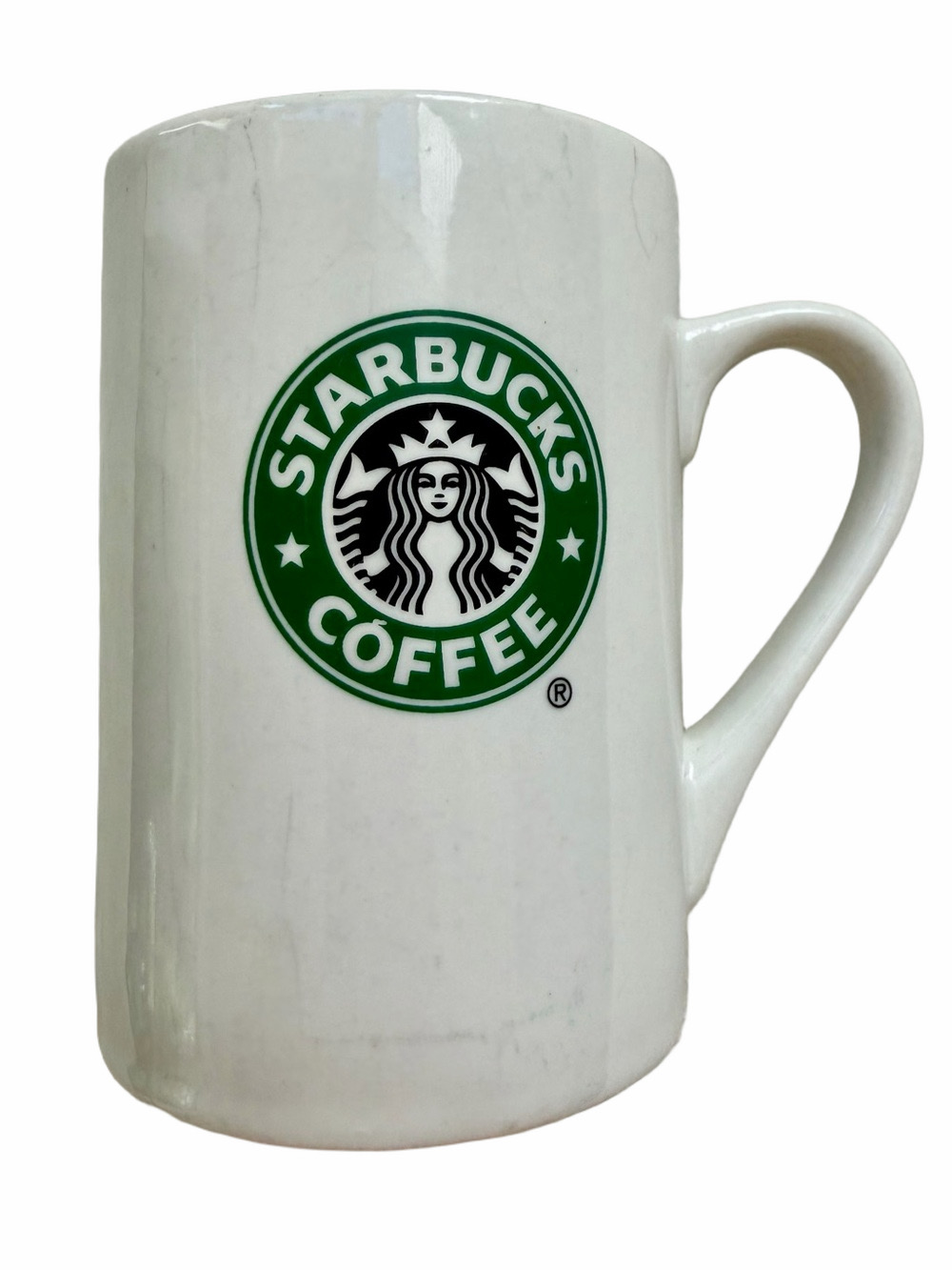 Starbucks 10oz 2007 Ceramic Siren Mermaid Coffee Cup Mug Signature Logo